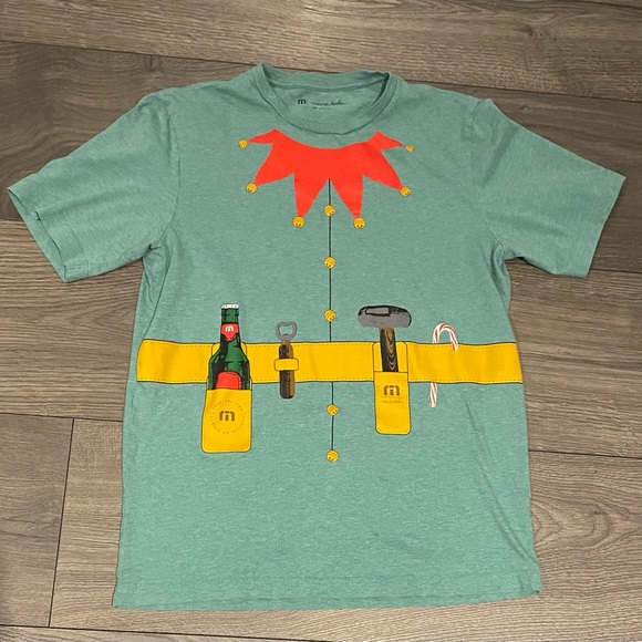 Travis Mathew Christmas Seasonal Falalala Holiday Tee - Picture 2 of 5